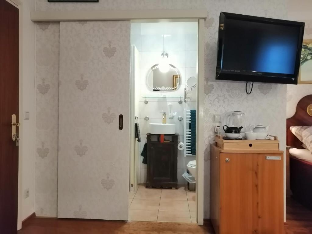 Kuchyň nebo kuchyňský kout v ubytování Landhaus Gritschacher