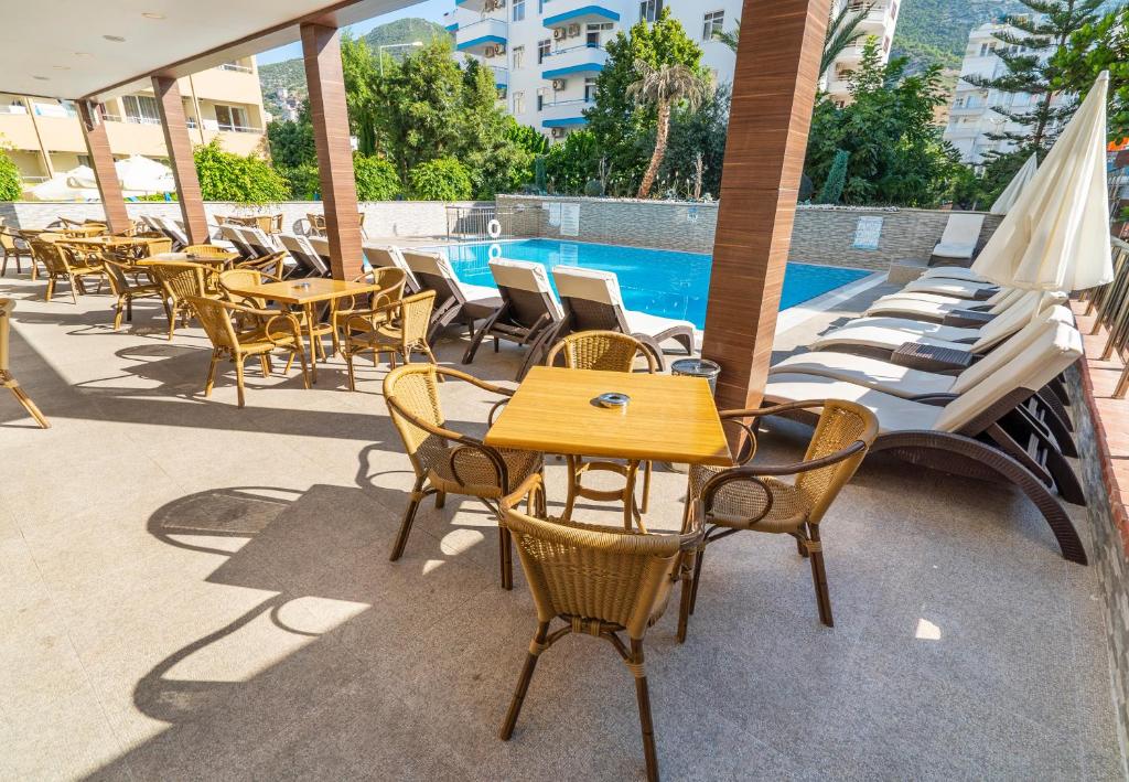 Bazén v ubytování Kleopatra Life Hotel nebo v jeho okolí