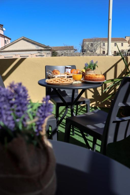 Balkón nebo terasa v ubytování B&B Carlo V