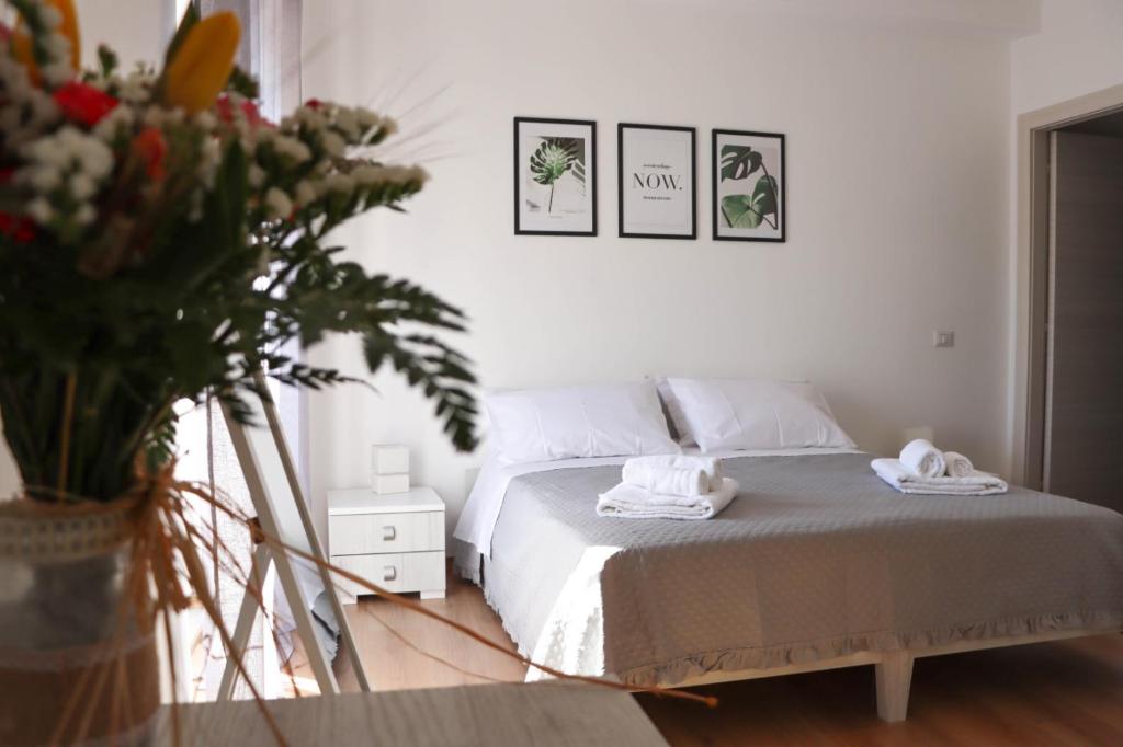 Postel nebo postele na pokoji v ubytování B&B Carlo V
