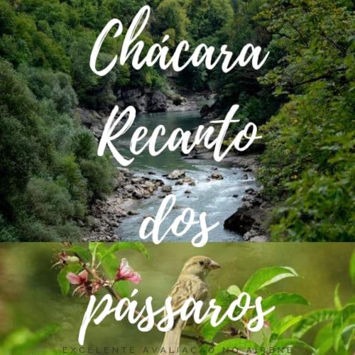  Chácara Recanto dos Pássaros com Rio no terreno