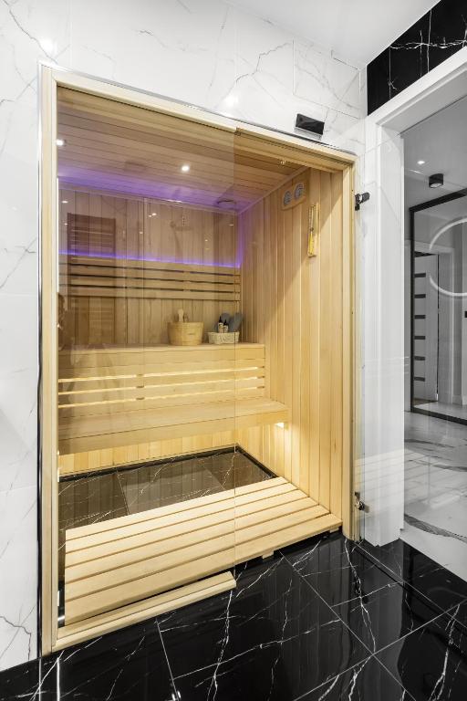 Kúpeľňa v ubytovaní Apartament Zacisze z prywatną sauną
