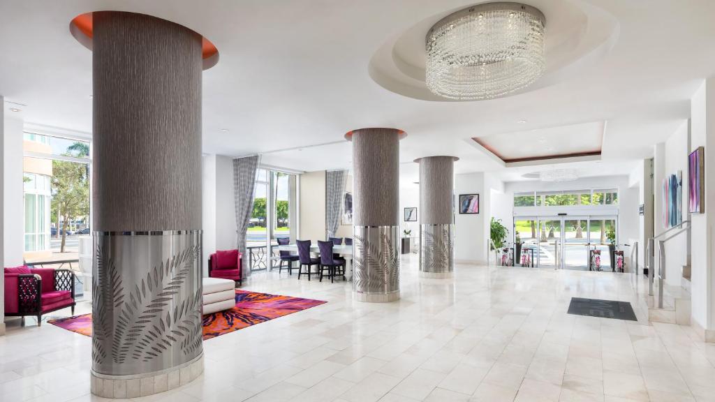 Posezení v ubytování YVE Hotel Miami