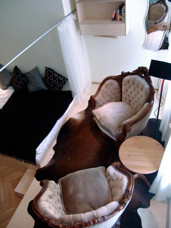 Posezení v ubytování WANZ'inn Design Appartements