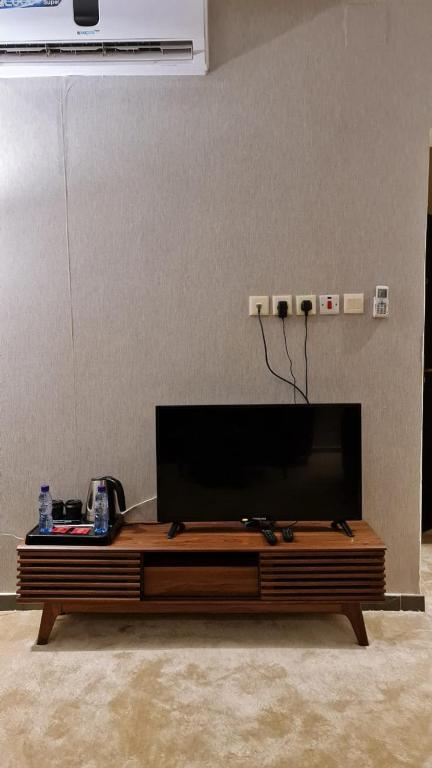 TV a/nebo společenská místnost v ubytování Taramuntan