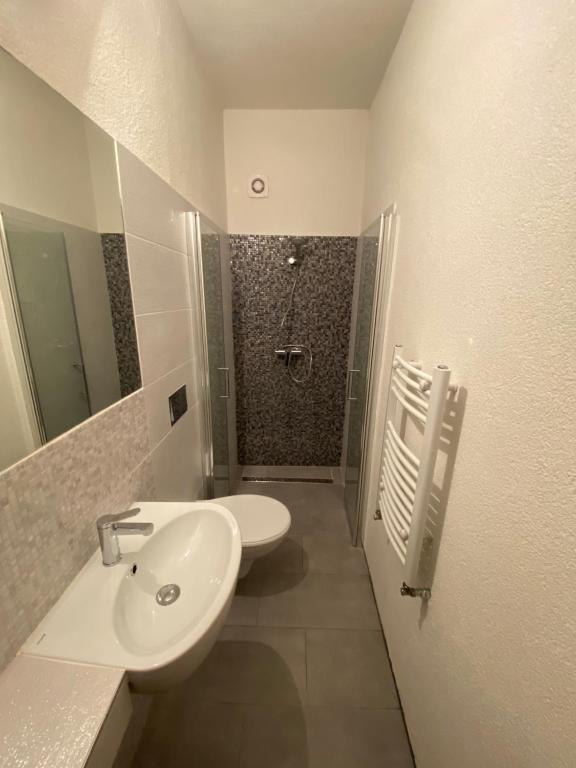 Kúpeľňa v ubytovaní Penzión Malý Rím