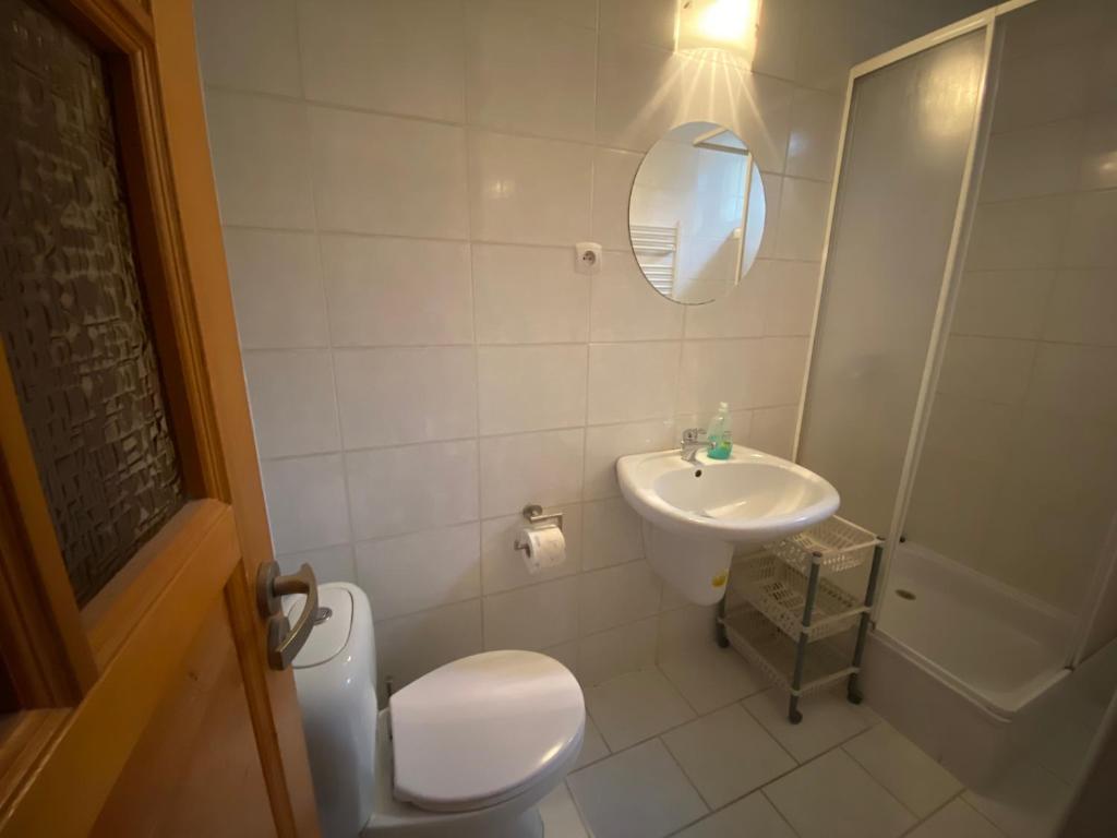 Kúpeľňa v ubytovaní Penzión Malý Rím