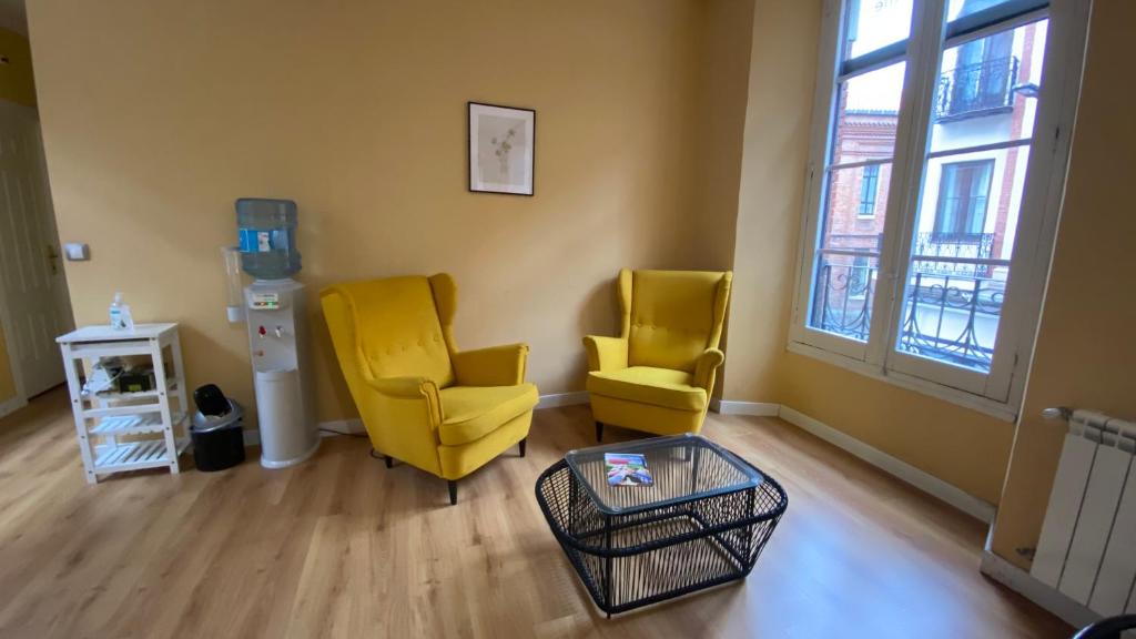 Posezení v ubytování INSIDEHOME Valladolid Centro -Hab con baño privado en el centro y OPCION DE PARKING-