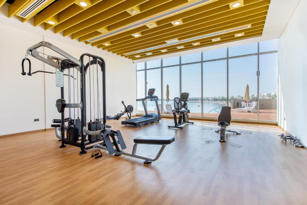 Fitness centrum a/nebo fitness zařízení v ubytování Live in the middle of Lagoons and Sea