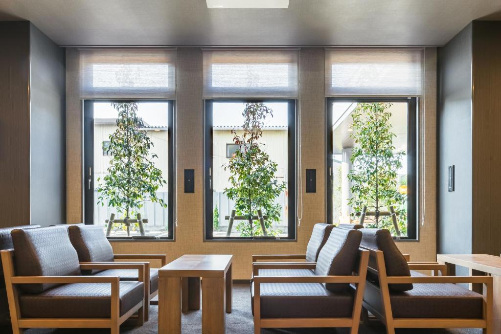 Posezení v ubytování Hotel Route Inn Noda -Kokudo 16 Gouzoi-