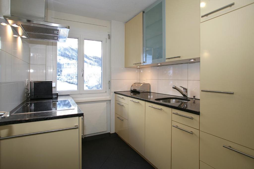 Kuchyň nebo kuchyňský kout v ubytování Baron / Baronesse Apartments