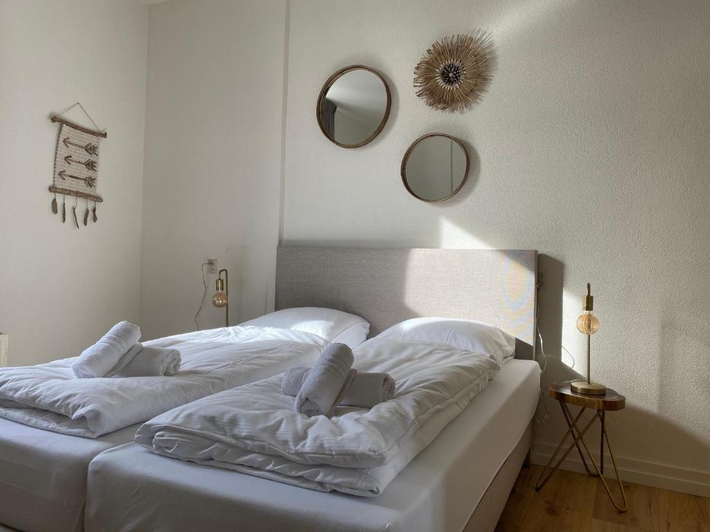 Letto o letti in una camera di Hotel Doppenberg
