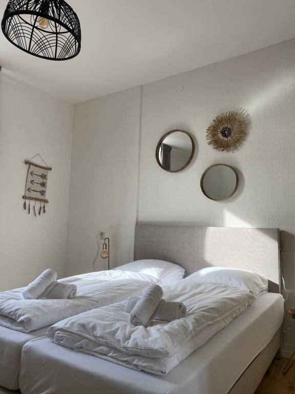 Letto o letti in una camera di Hotel Doppenberg