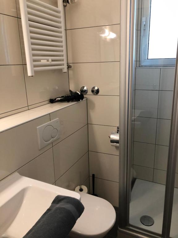 Koupelna v ubytování Hotel Baccara