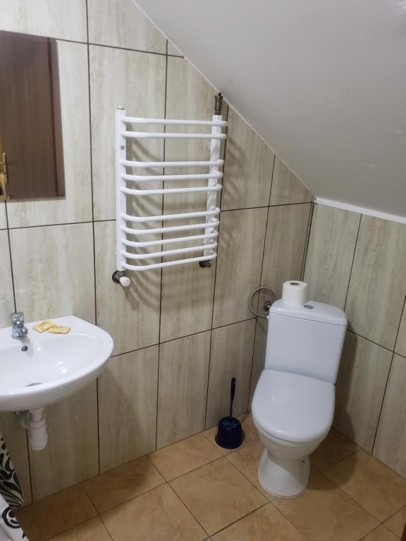 Kúpeľňa v ubytovaní Noclegi u Danusi