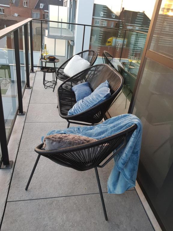 Posezení v ubytování Vakantiewoning Ijzerfront 14-18