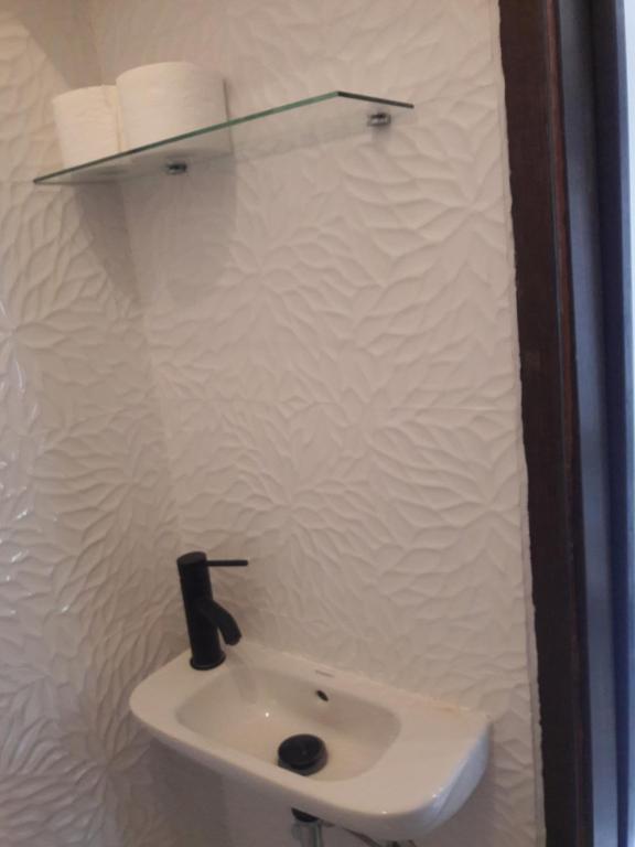 Kúpeľňa v ubytovaní Robinson Medvidina Small room