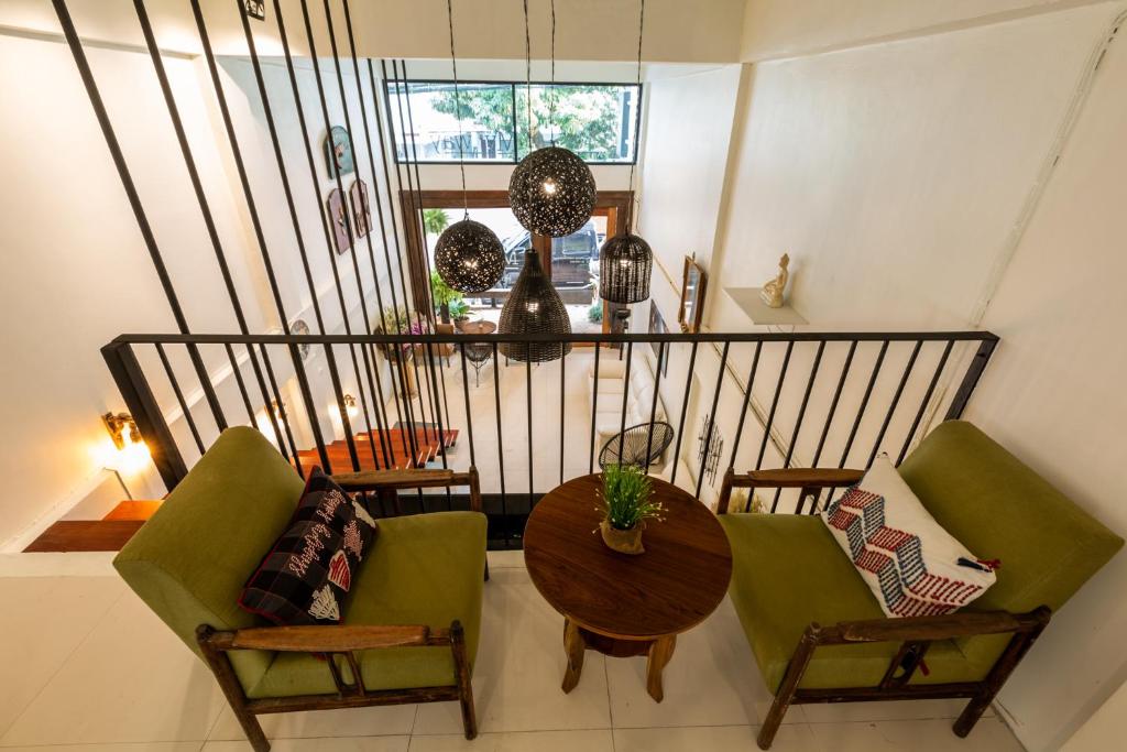 Posezení v ubytování My Way Hostel Chiang Mai