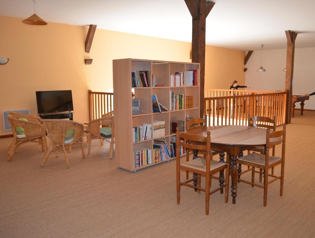 Knihovna v bed and breakfast