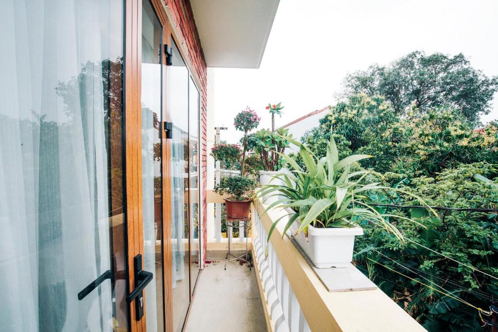 Balkón nebo terasa v ubytování THE VIEW HOMESTAY HỘI AN