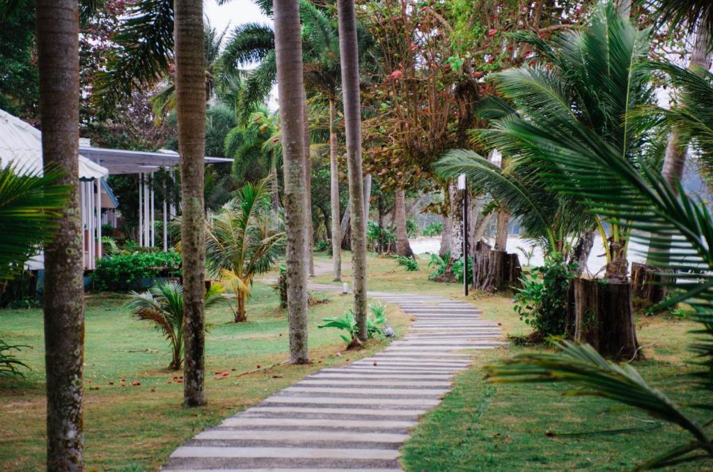 Zahrada ubytování Koh Mak Resort