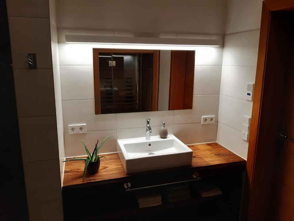 Baðherbergi á Ferienhaus Reisinger Promschhof