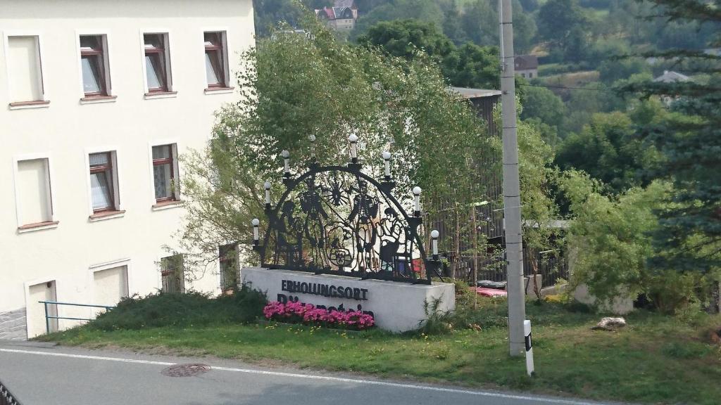 Zahrada ubytování kleine Fewo Peter in Bärenstein