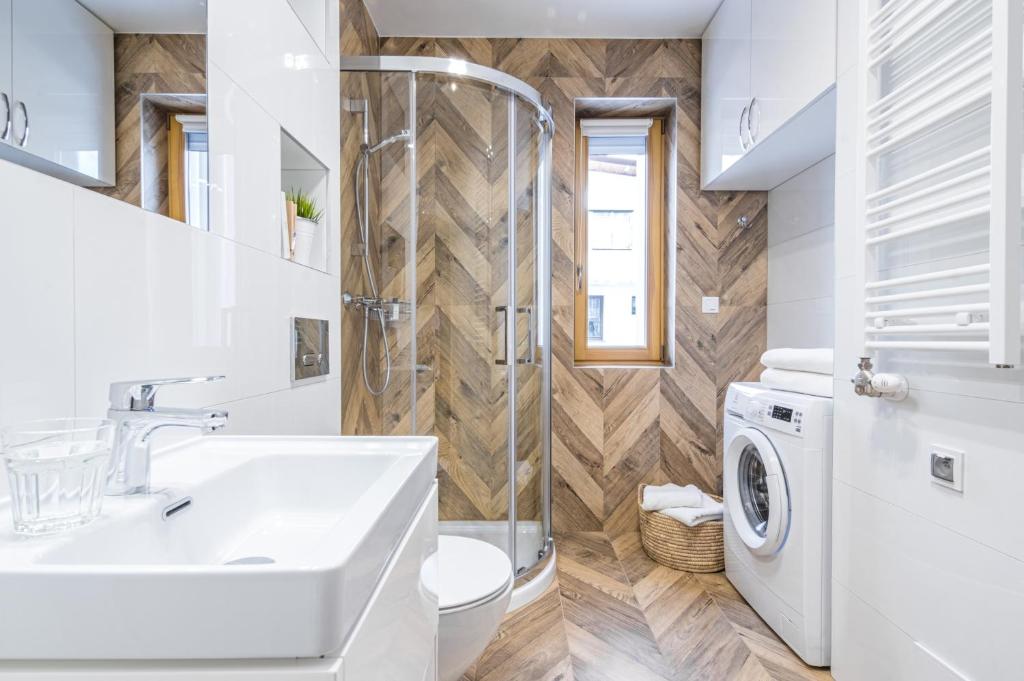 Kúpeľňa v ubytovaní Apartamenty pod Orłem - Rezydencja Modern
