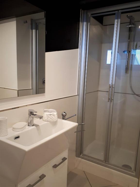 Koupelna v ubytování Villa Treglia b&b