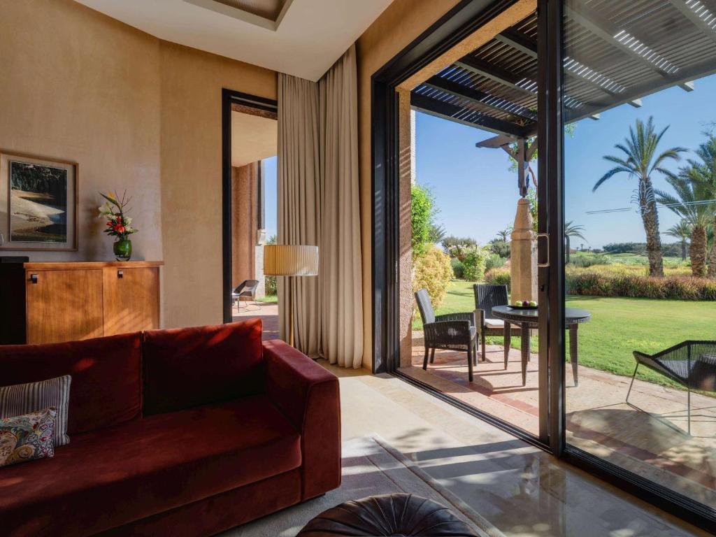 Posezení v ubytování Fairmont Royal Palm Marrakech