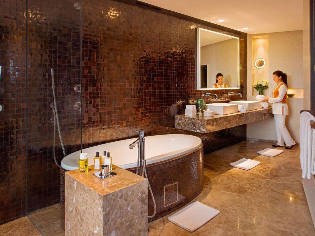 Koupelna v ubytování Fairmont Royal Palm Marrakech
