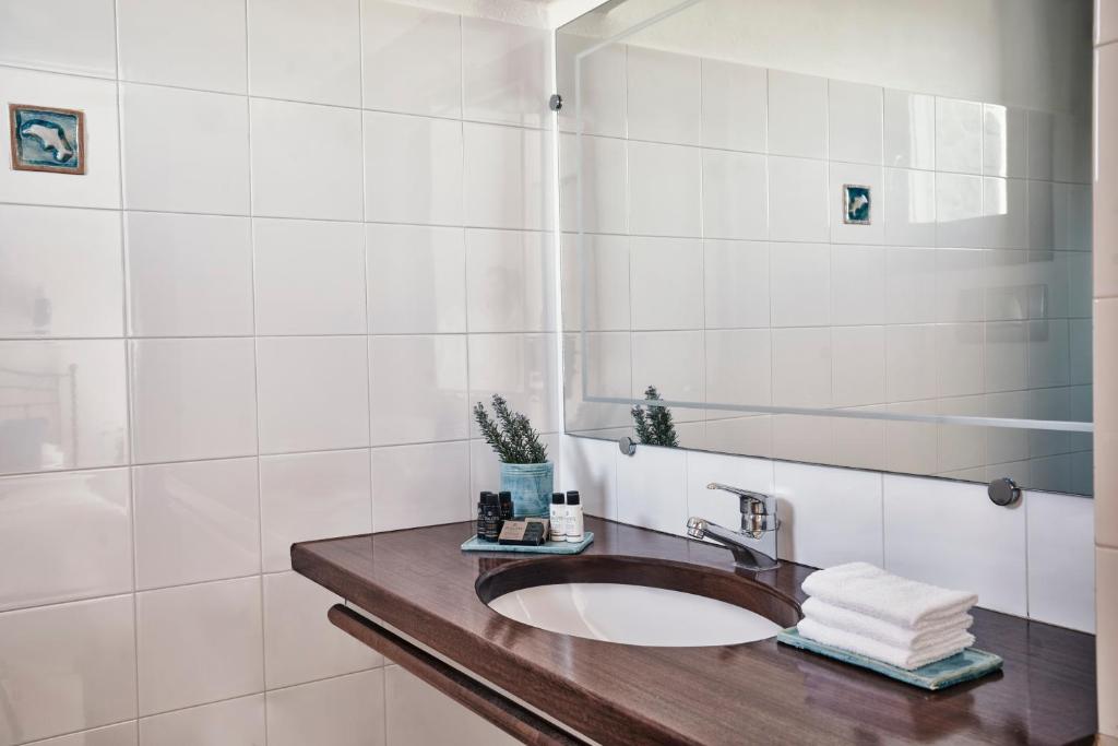 Koupelna v ubytování Angelina Boutique Escape