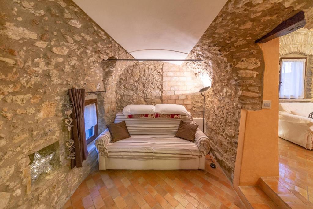 Postelja oz. postelje v sobi nastanitve Agriturismo C'era Una Volta