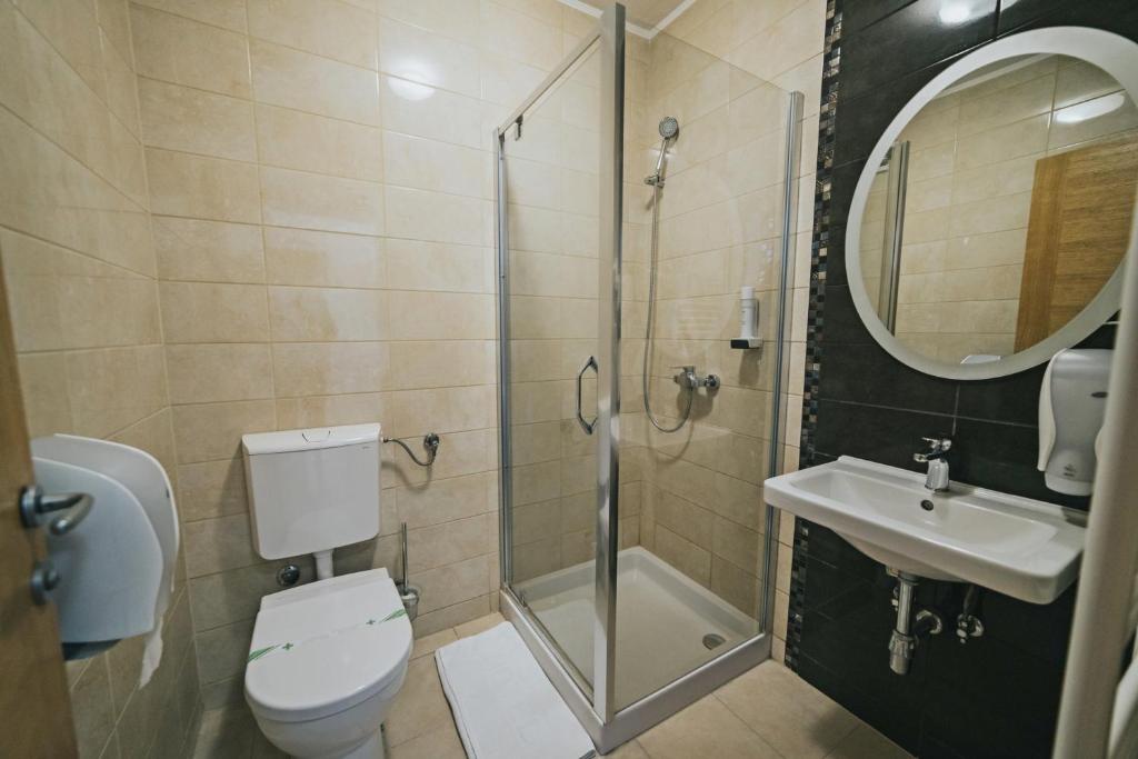 Koupelna v ubytování Hotel Brcko Gas Doboj
