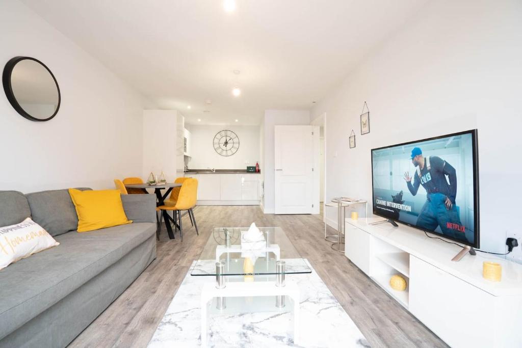 Cosy new-build apartment with Netflix