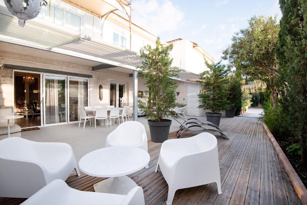 Budova, kde se aparthotel nachází