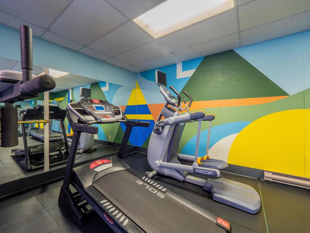 Fitness centrum a/nebo fitness zařízení v ubytování The Cedars Inn Hotel & Convention Centre