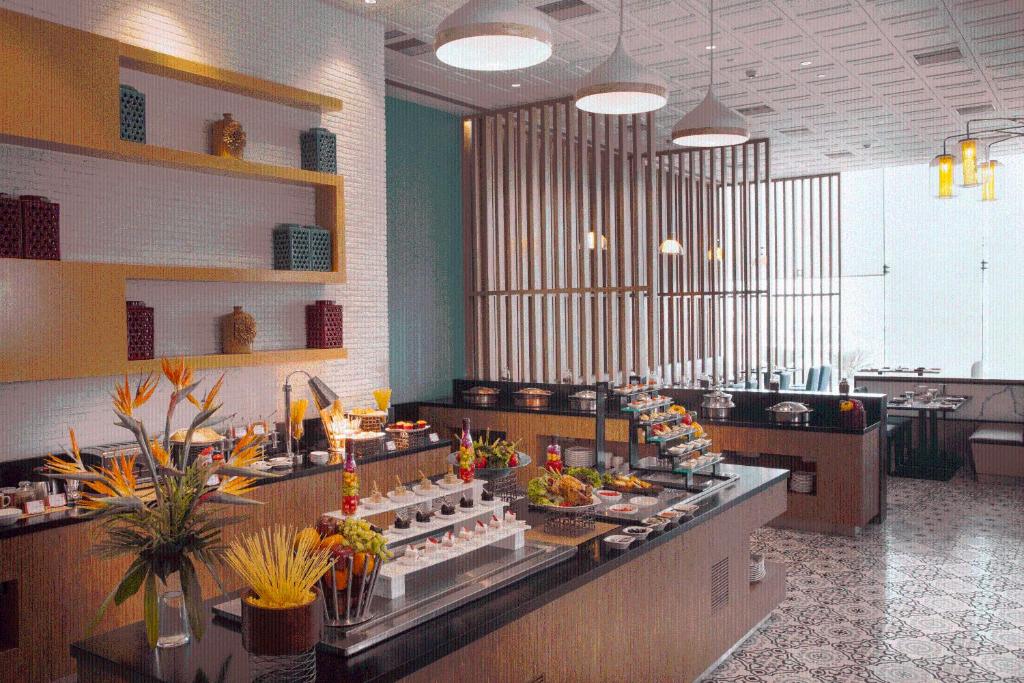 Restaurace v ubytování Park Inn By Radisson Gurgaon Bilaspur