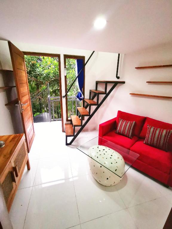 Posezení v ubytování Cornerstone Bali Coworking
