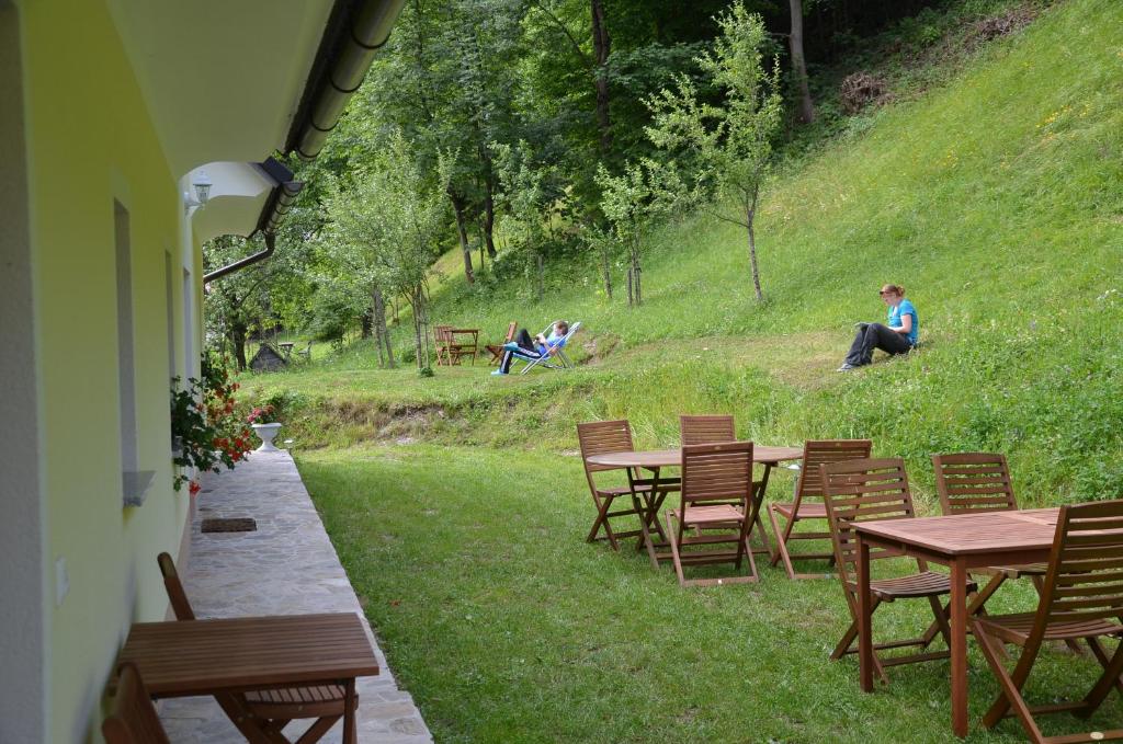 Zahrada ubytování Farmhouse Štiftar