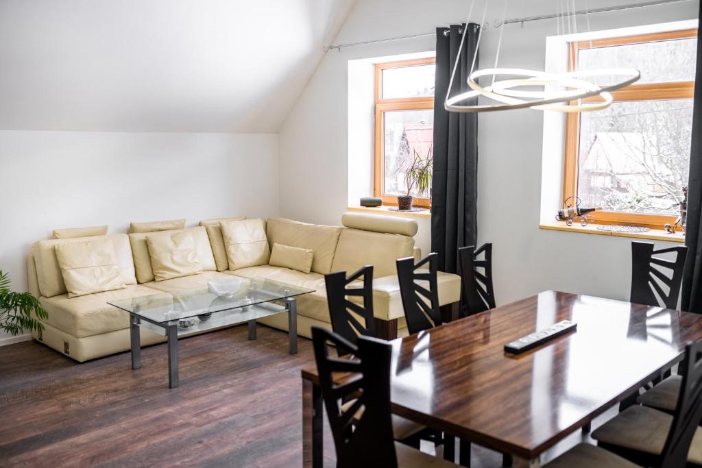 Posezení v ubytování Penzion a Restaurace v Zátiší