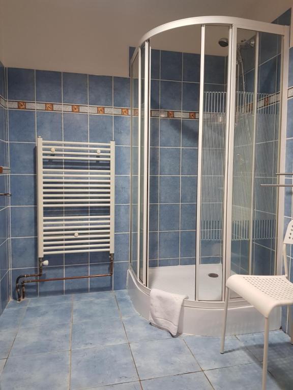 Łazienka w obiekcie Pension Elektra