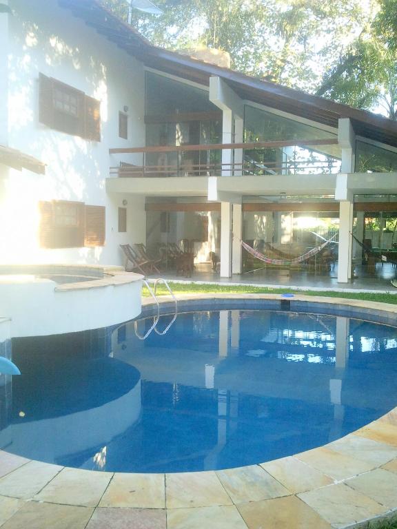  Linda Casa em Ubatuba Praia do Tenório com piscina a 150 metros do mar .