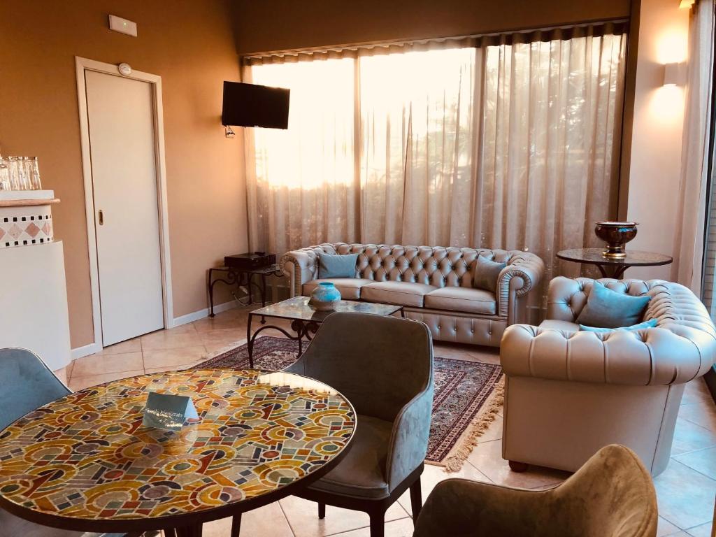 Posezení v ubytování Hotel Duca Della Corgna