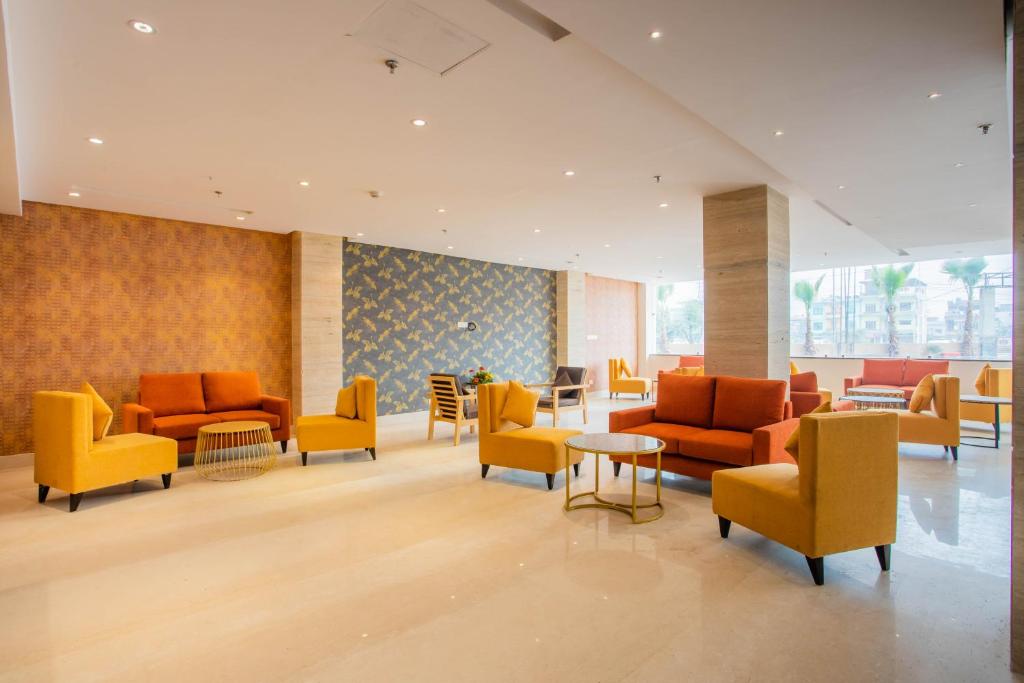 Posezení v ubytování Hotel Da Flamingo