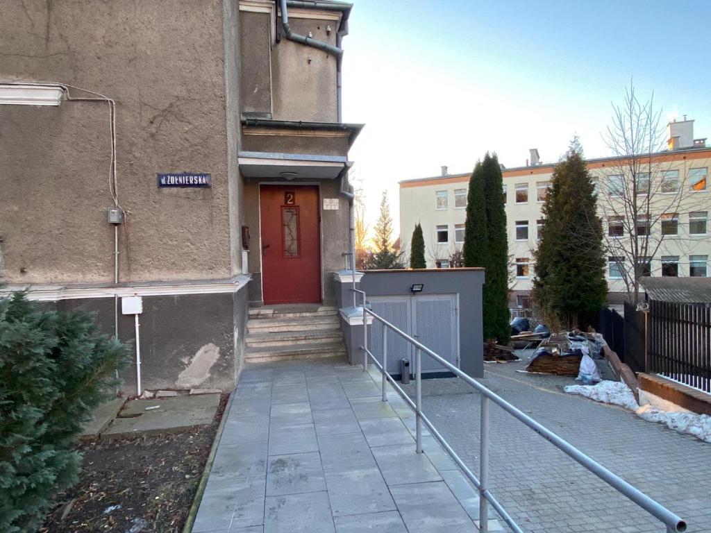 Budova, v ktorej sa apartmán nachádza