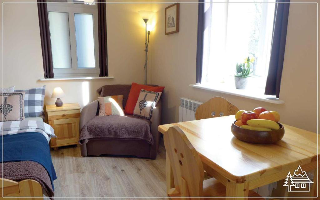 Posedenie v ubytovaní Przystanek Rabka - Apartamenty w centrum