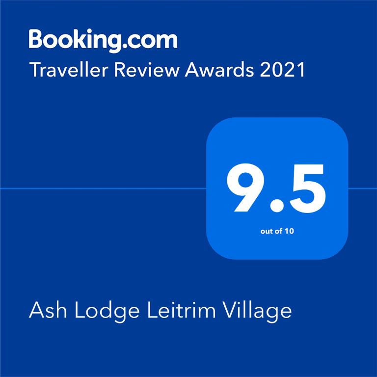Certifikát, hodnocení, plakát nebo jiný dokument vystavený v ubytování Ash Lodge Leitrim Village