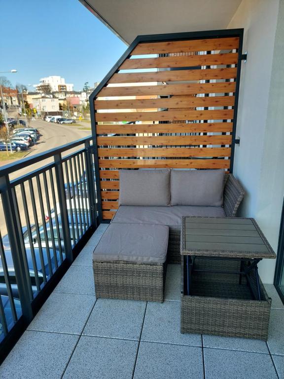 Balkón alebo terasa v ubytovaní Międzyzdroje - Bel Mare Resort - Apartament Prywatny LeBrosina