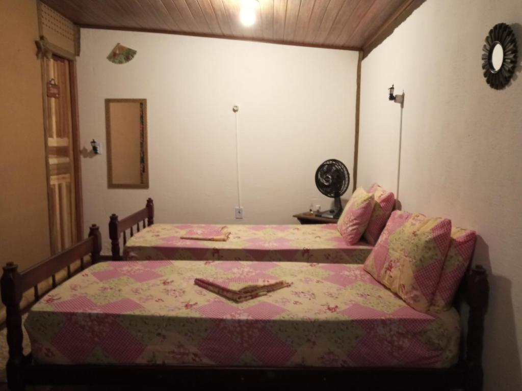Postel nebo postele na pokoji v ubytování Bed&Potato Studio Ilha Grande - Casa inteira para até 4 pessoas